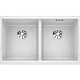 Купить Кухонная мойка Blanco Subline 350/350-U InFino белый 523578 в магазине сантехники Santeh-Crystal.ru