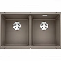 Кухонная мойка Blanco Subline 350/350-U InFino серый беж 523581