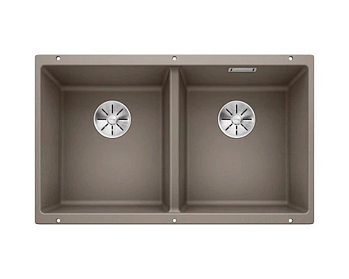 Купить Кухонная мойка Blanco Subline 350/350-U InFino серый беж 523581 в магазине сантехники Santeh-Crystal.ru
