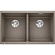 Купить Кухонная мойка Blanco Subline 350/350-U InFino серый беж 523581 в магазине сантехники Santeh-Crystal.ru