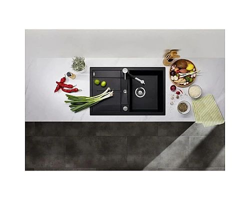 Приобрести Кухонная мойка Blanco Metra 45S бетон 525311 в магазине сантехники Santeh-Crystal.ru