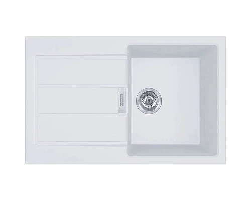 Приобрести Кухонная мойка Tectonite Franke Sirius S2D 611-78 белый 143.0618.381 в магазине сантехники Santeh-Crystal.ru