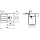 Заказать Кухонная мойка Tectonite Franke Sirius S2D 611-78 оникс 143.0618.368 в магазине сантехники Santeh-Crystal.ru