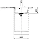 Приобрести Кухонная мойка Fragranit Franke Centro CNG 611/211-78 TL серый камень 114.0639.730 в магазине сантехники Santeh-Crystal.ru