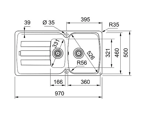 Заказать Кухонная мойка Fragranit Franke Antea AZG 651 серый камень 114.0604.518 в магазине сантехники Santeh-Crystal.ru
