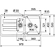 Заказать Кухонная мойка Fragranit Franke Antea AZG 651 серый камень 114.0604.518 в магазине сантехники Santeh-Crystal.ru