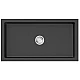 Купить Кухонная мойка Natceramic Omoikiri Mikura 76-BL черный 4997075 в магазине сантехники Santeh-Crystal.ru