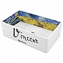 Кухонная мойка Natceramic Omoikiri Mikura 76-Vangogh white 4993024 Кухонная мойка Natceramic Omoikiri Mikura 76-Vangogh white 4993024