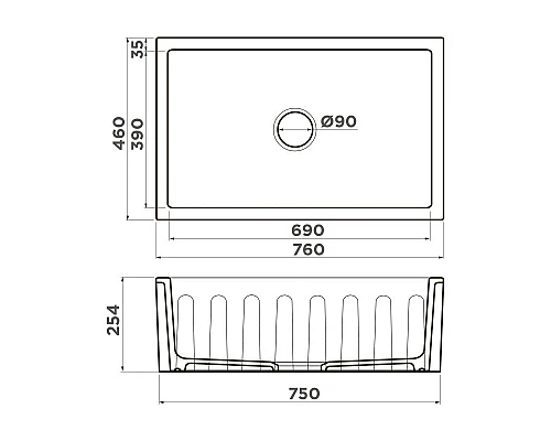 Приобрести Кухонная мойка Natceramic Omoikiri Mikura 76-Tokio 2 white 4993173 в магазине сантехники Santeh-Crystal.ru