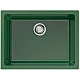 Заказать Кухонная мойка Natceramic Omoikiri Okinoshima 61-U/I-RG Glossy royal green 4911263 в магазине сантехники Santeh-Crystal.ru