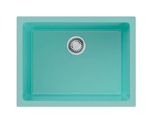 Приобрести Кухонная мойка Natceramic Omoikiri Okinoshima 61-U/I-AZ Glossy azur 4911264 в магазине сантехники Santeh-Crystal.ru