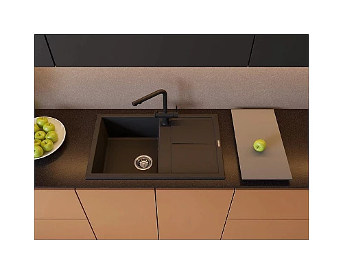 Заказать Кухонная мойка Artceramic Omoikiri Sumi 79A-GB графит 4997097 в магазине сантехники Santeh-Crystal.ru