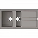 Кухонная мойка Artceramic Omoikiri Kitagawa 100-2-GR ленинградский серый 4993804