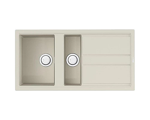 Заказать Кухонная мойка Artceramic Omoikiri Kitagawa 100-2-WH белый 4993803 в магазине сантехники Santeh-Crystal.ru