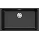 Приобрести Кухонная мойка Natceramic Omoikiri Okinoshima 76-U/I-BL черный 4997146 в магазине сантехники Santeh-Crystal.ru