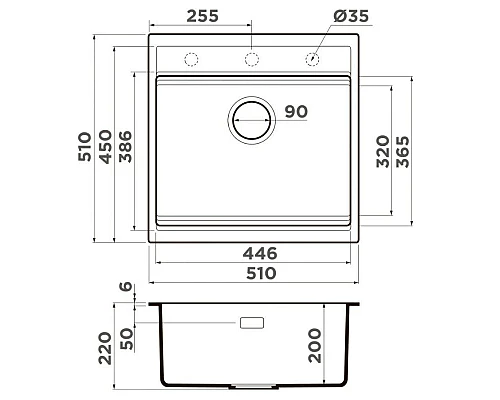 Приобрести Кухонная мойка Artceramic Omoikiri Kitagawa 51-WG wind green 4993831 в магазине сантехники Santeh-Crystal.ru