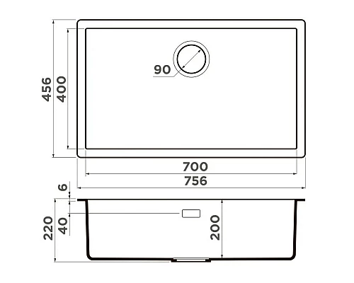 Заказать Кухонная мойка Artceramic Omoikiri Yamakawa 75-Integra-WG wind green 4997271 в магазине сантехники Santeh-Crystal.ru