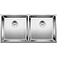 Купить Кухонная мойка Blanco Adano 400/400-IF InFino зеркальная полированная сталь 522985 в магазине сантехники Santeh-Crystal.ru