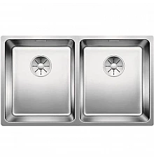 Кухонная мойка Blanco Andano 340/340-U InFino зеркальная полированная сталь 522983