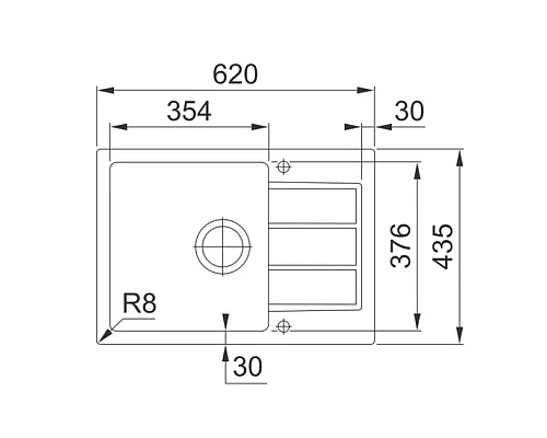 Приобрести Кухонная мойка Tectonite Franke Sirius SID 611-62/38 кофе 114.0489.205 в магазине сантехники Santeh-Crystal.ru
