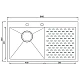 Приобрести Кухонная мойка Seaman Eco Marino SMV-860PR.B в магазине сантехники Santeh-Crystal.ru