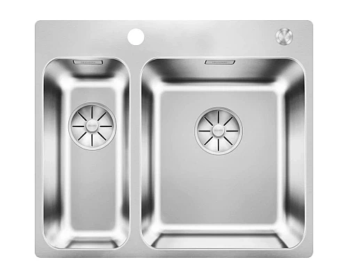 Заказать Кухонная мойка Blanco Solis 340/180-IF/A InFino полированная сталь 526132 в магазине сантехники Santeh-Crystal.ru