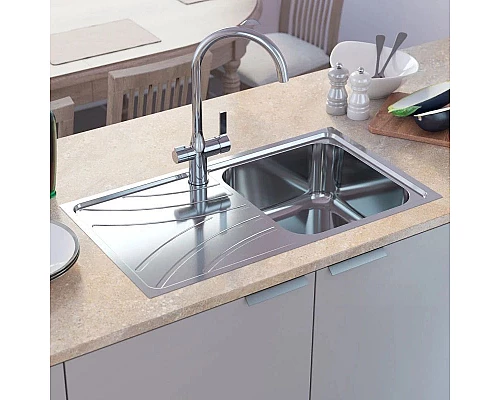 Купить Кухонная мойка полированная сталь IDDIS Arro ARR78PRi77 в магазине сантехники Santeh-Crystal.ru