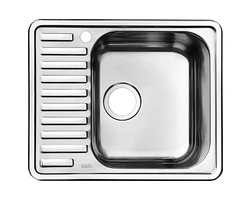 Приобрести Кухонная мойка полированная сталь IDDIS Strit STR58PRi77 в магазине сантехники Santeh-Crystal.ru