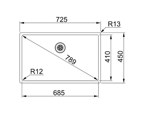 Купить Кухонная мойка Franke Box BXX 210/110-68 полированная сталь 127.0453.658 в магазине сантехники Santeh-Crystal.ru