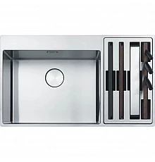 Кухонная мойка Franke Box Center BWX 220-54-27 TL полированная сталь 127.0538.259