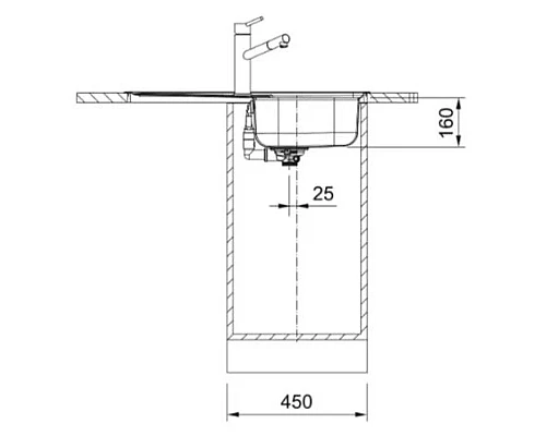 Купить Кухонная мойка Franke Spark SKX 611-79 декоративная сталь 101.0586.470 в магазине сантехники Santeh-Crystal.ru