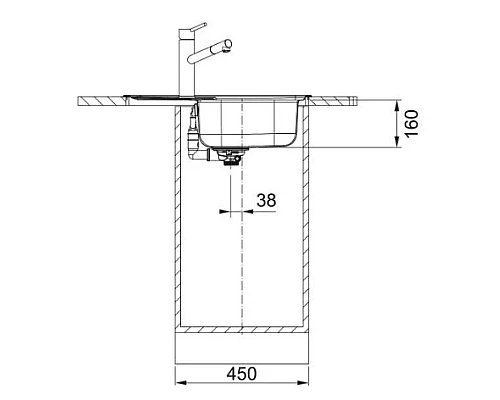 Приобрести Кухонная мойка Franke Spark SKX 611-63 декоративная сталь 101.0554.213 в магазине сантехники Santeh-Crystal.ru