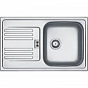 Кухонная мойка Franke Euroform EFN 614-78 декоративная сталь 101.0016.460