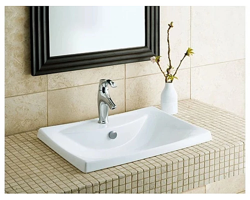 Приобрести Раковина встраиваемая 60 см Jacob Delafon Escale E1289-00 в магазине сантехники Santeh-Crystal.ru