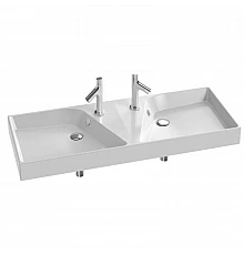 Раковина двойная подвесная 120х46 см Jacob Delafon Rythmik EXM112-00