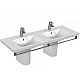 Купить Раковина  двойная 130 см Ideal Standard Connect Vanity E813601 в магазине сантехники Santeh-Crystal.ru