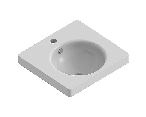 Приобрести Раковина 50 см Sanita Luxe Ringo на кронштейнах SL400701 в магазине сантехники Santeh-Crystal.ru