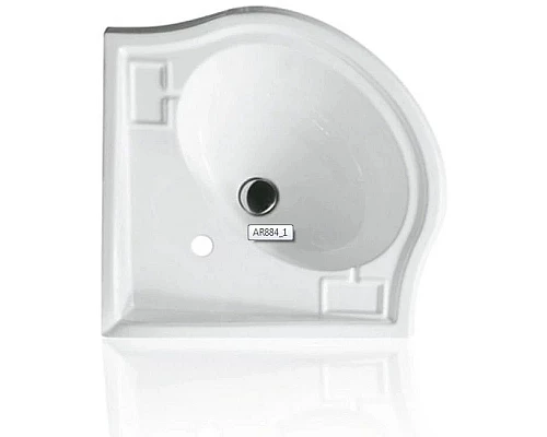 Купить Раковина угловая 57,5x57,5 см Simas Arcade AR884bi*1 в магазине сантехники Santeh-Crystal.ru