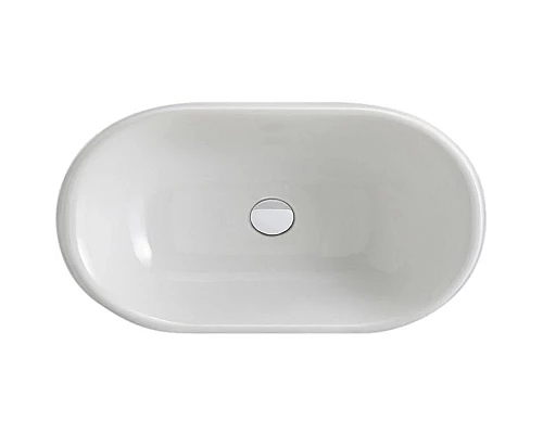 Купить Раковина чаша 75х40 см Azzurra Nuvola NUV200/AP8bi в магазине сантехники Santeh-Crystal.ru