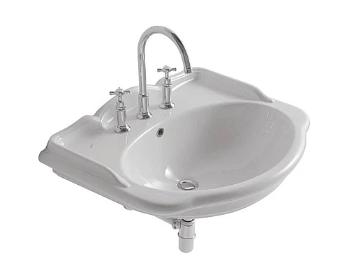 Заказать Раковина 71х58 см с одним отвестием под смеситель Globo Paestum PA006.bix1 в магазине сантехники Santeh-Crystal.ru