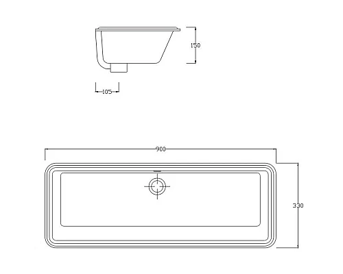 Приобрести Раковина 90х33 см Artceram Gea GEL0020100 в магазине сантехники Santeh-Crystal.ru