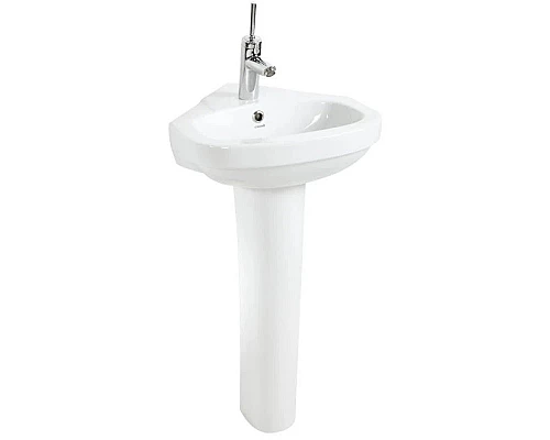 Купить Раковина 45,5х45,5 см Creavit Corner VT14525300 в магазине сантехники Santeh-Crystal.ru