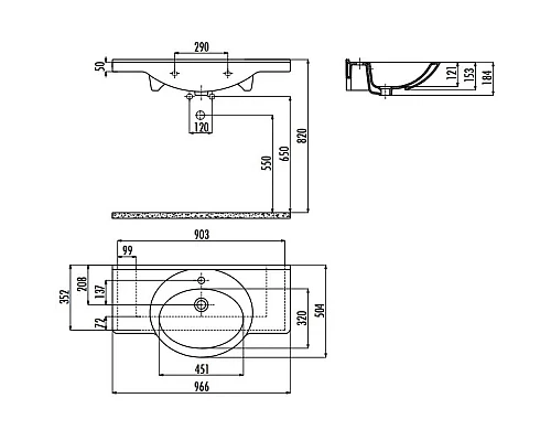 Заказать Раковина 96,6х50,4 см Creavit Etol ET09500000 в магазине сантехники Santeh-Crystal.ru