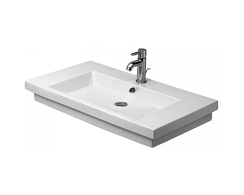 Приобрести Раковина 80х50 см Duravit 2nd Floor 0491800000 в магазине сантехники Santeh-Crystal.ru