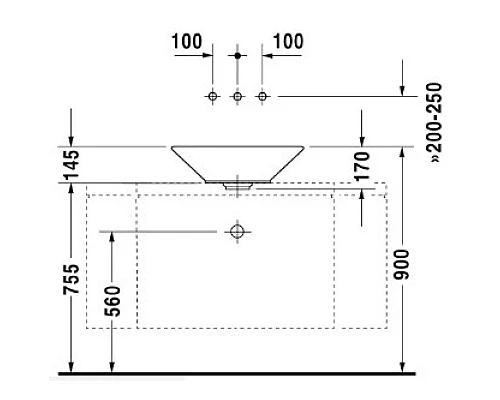 Купить Раковина 53 см Duravit Starck 1 0408530000 в магазине сантехники Santeh-Crystal.ru