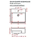 Купить Раковина 50x48 см Artceram Quadro Semincasso QUL004 01 00 bi в магазине сантехники Santeh-Crystal.ru