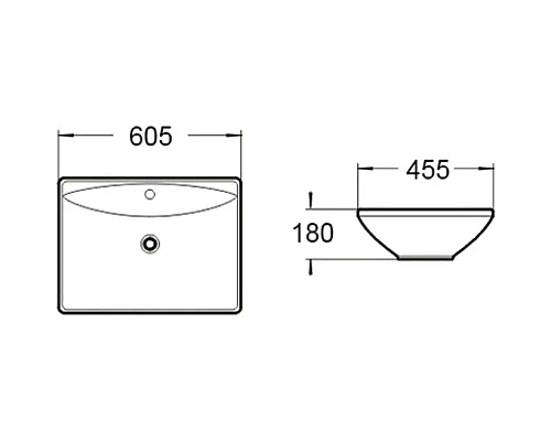 Приобрести Раковина 60,5х45,5 см SantiLine SL-1015 в магазине сантехники Santeh-Crystal.ru