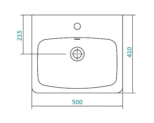 Купить Раковина 50х41 см 1Marka Нео У69477 в магазине сантехники Santeh-Crystal.ru