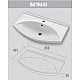 Приобрести Раковина 85х47,5 см 1Marka Лагуна У79491 в магазине сантехники Santeh-Crystal.ru