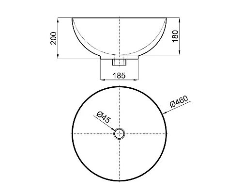 Купить Раковина 46x46 см Noken Lounge N379000024 в магазине сантехники Santeh-Crystal.ru